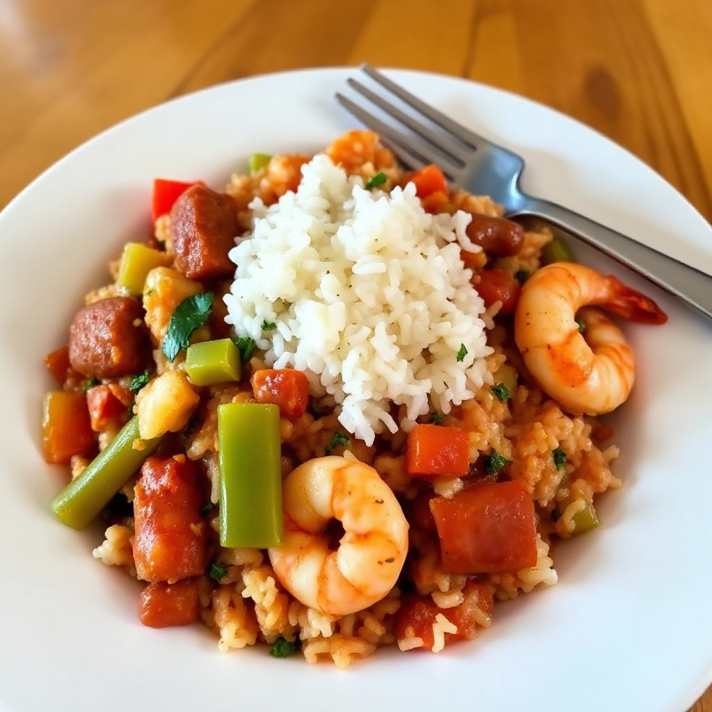 Jambalaya Cajun in Pentola a Pressione