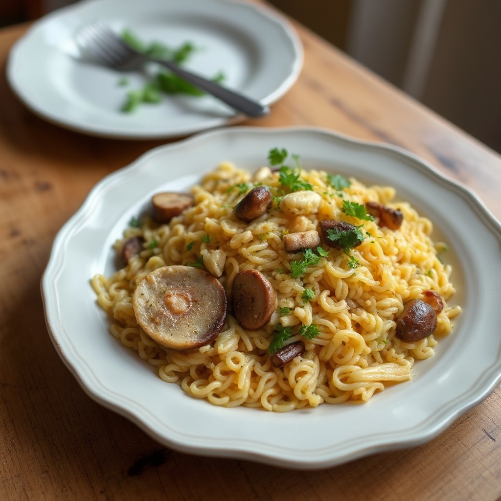 Goldene Orzo-Mischung