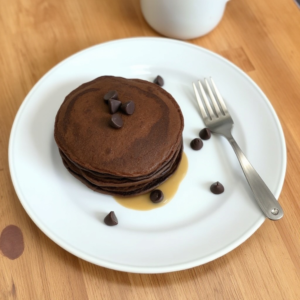 Dekadente Schokoladen-Pfannkuchen