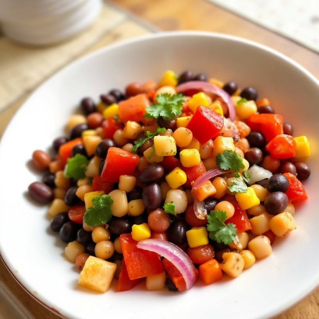 Insalata di Fagioli Messicana Piccante
