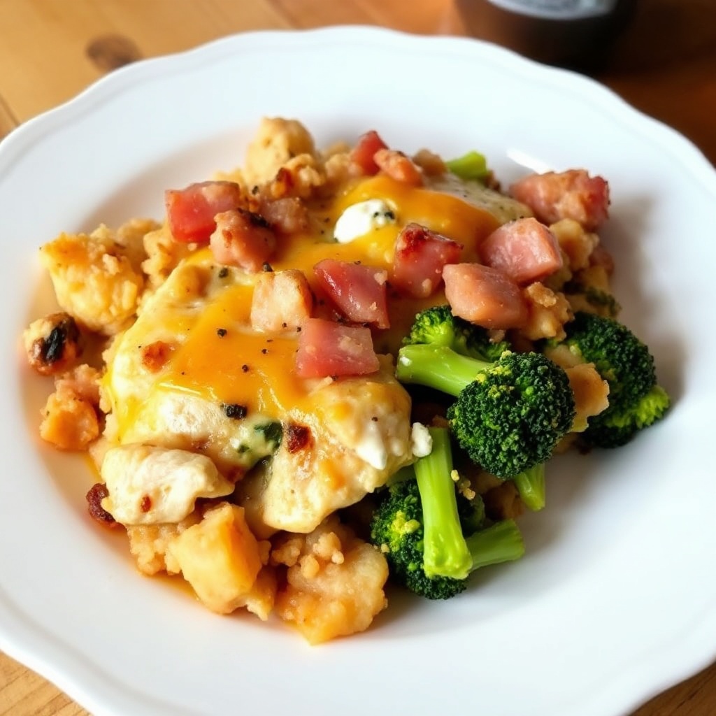 Casseruola di Pollo e Prosciutto