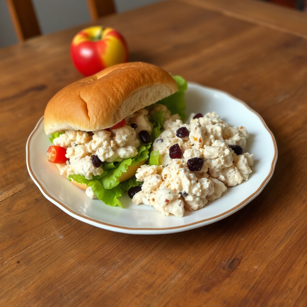 Homemade Chicken Salad Sandwich Delight