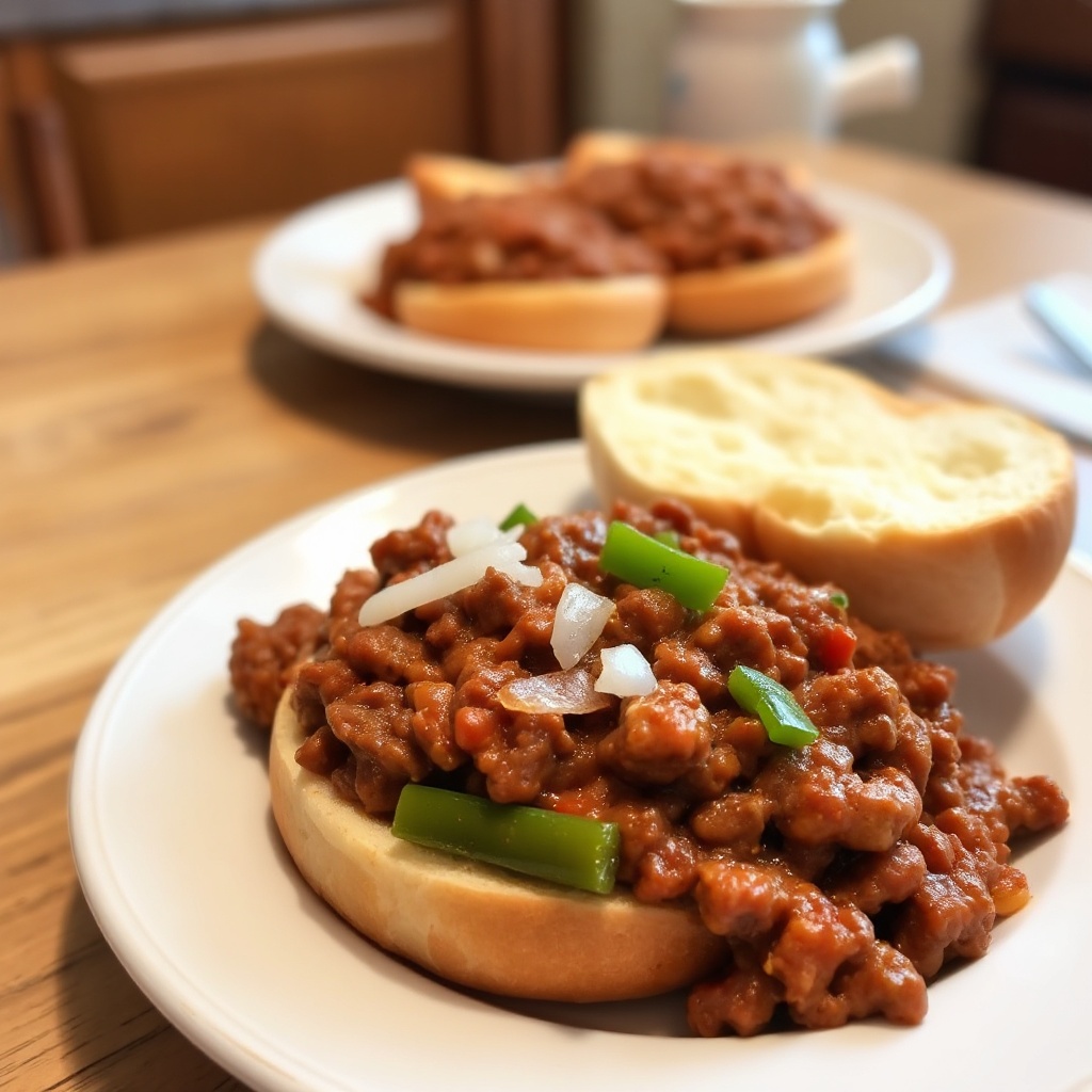 Savory Beef Sloppy Joes