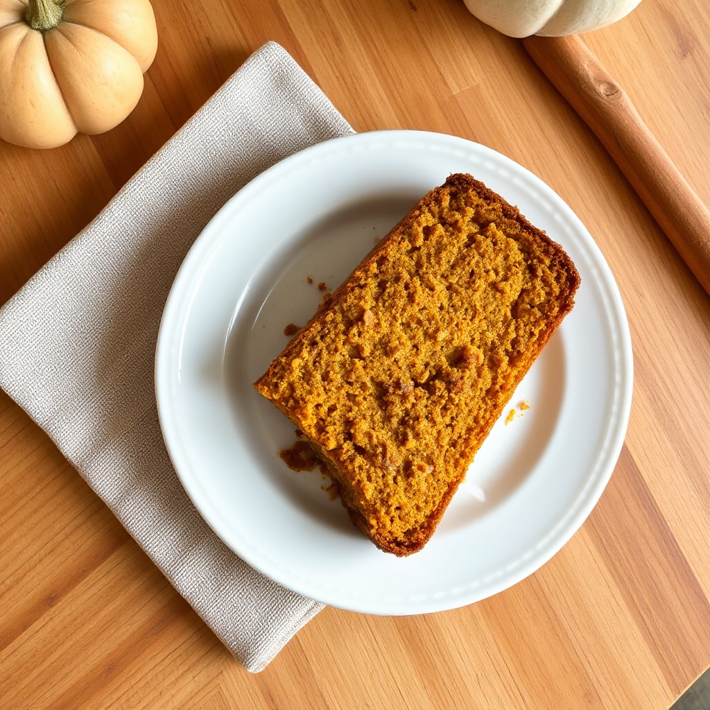 Herbstlich gewürzter Kürbislaib