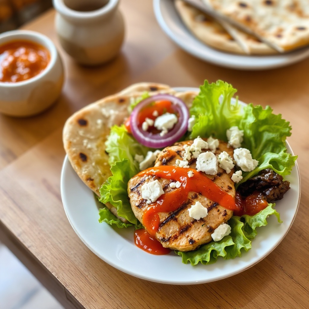 Delizia di Pollo Naan Grigliato