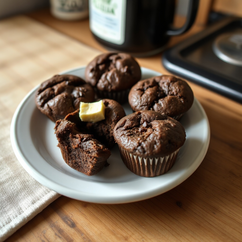 Muffin al Caffè e Cioccolato Decadenti