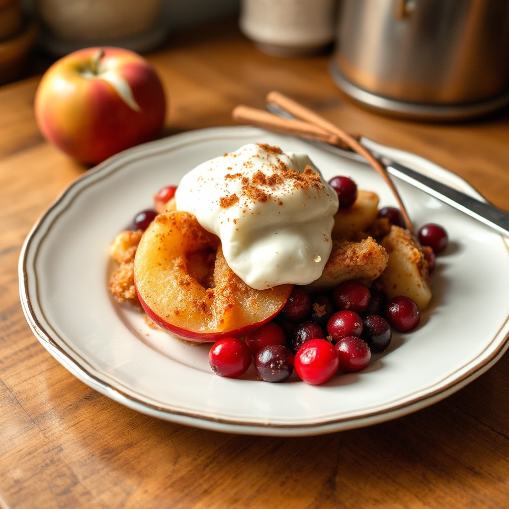 Warmer Cranberry-Apfel-Genuss