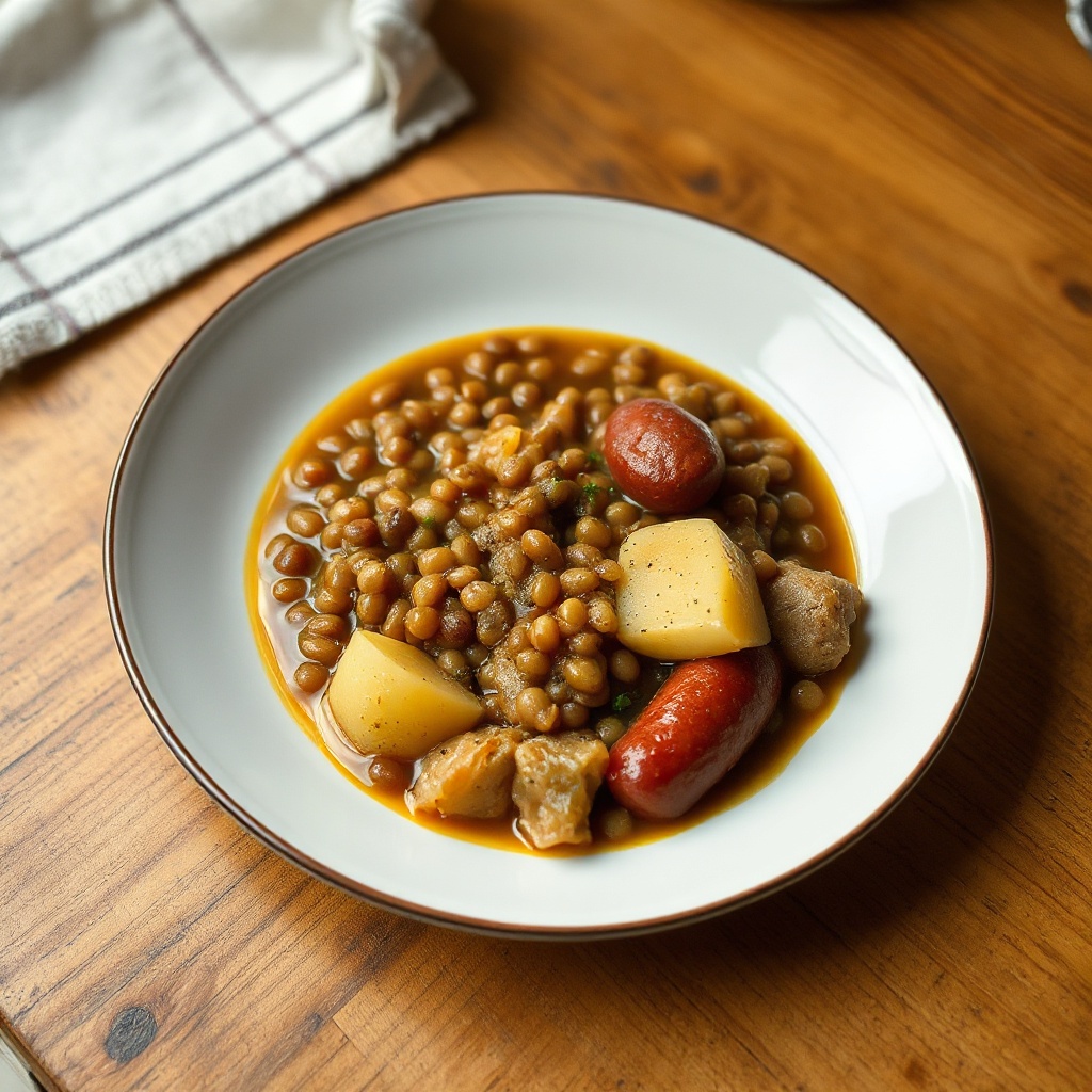Hearty German Lentil Stew