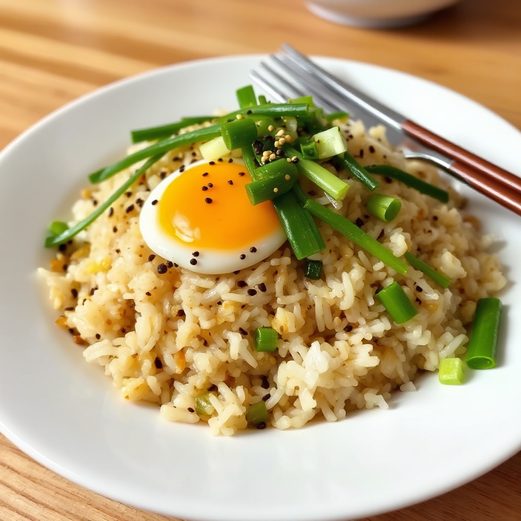 Egg and Spring Onion Stir-Fried Rice