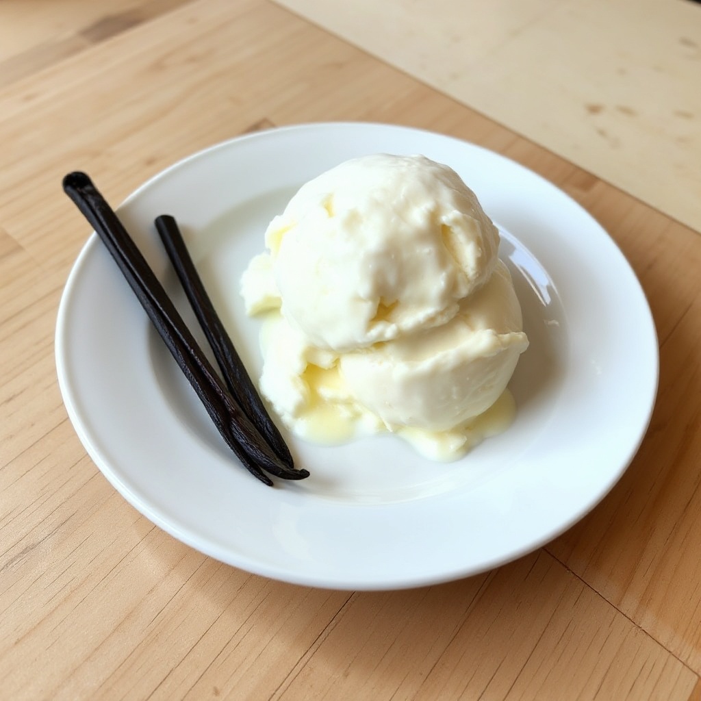 Cremige Vanilleeiscreme (Zuckerfrei)