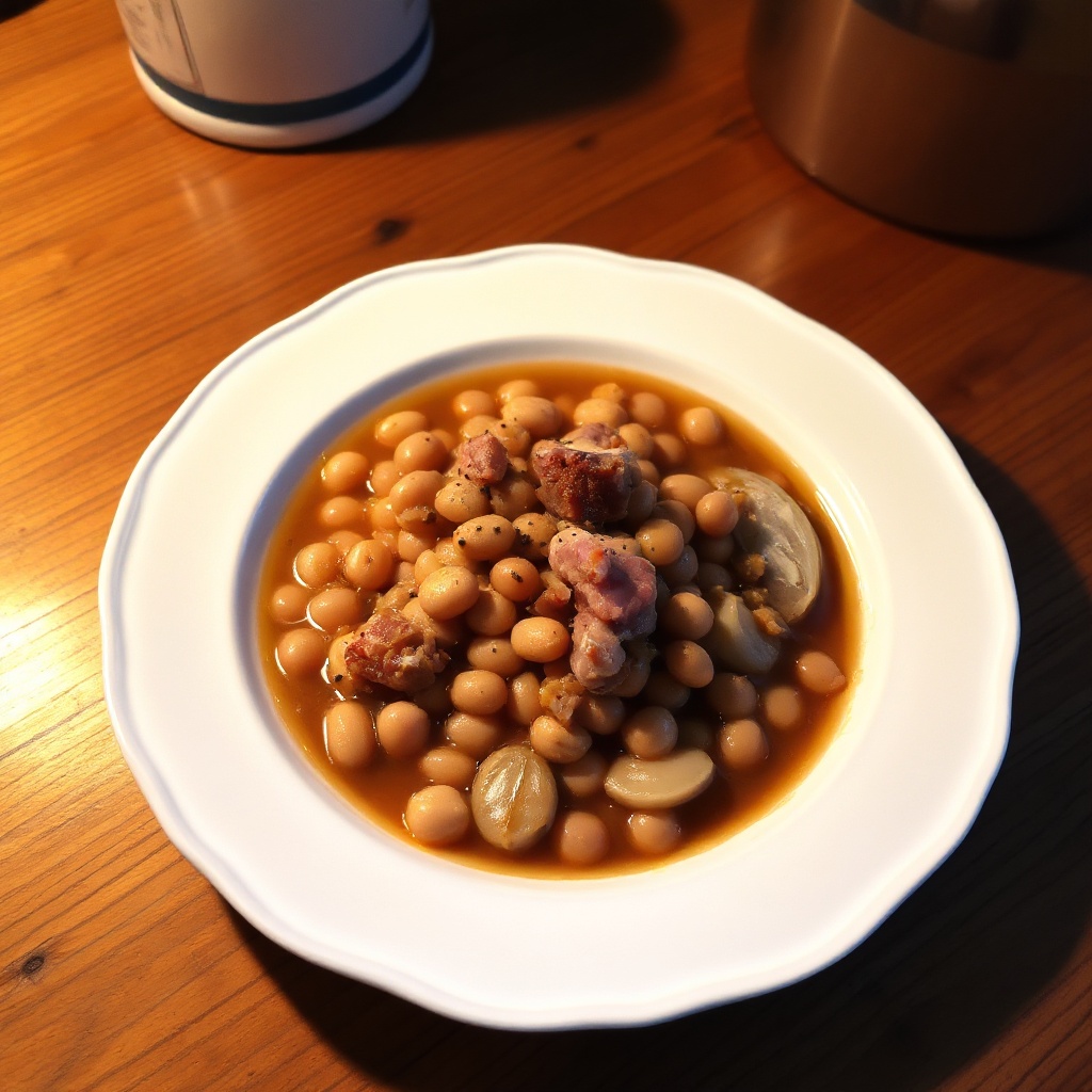 Stufato di Prosciutto e Fagioli