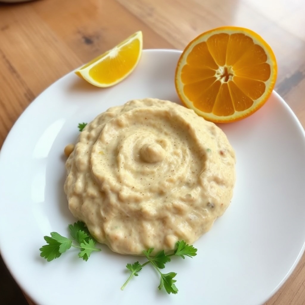 Würziger Zitrus-Kichererbsen-Dip