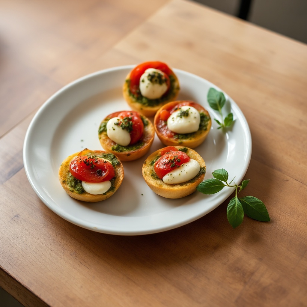 Tomaten-Pesto-Käsebissen