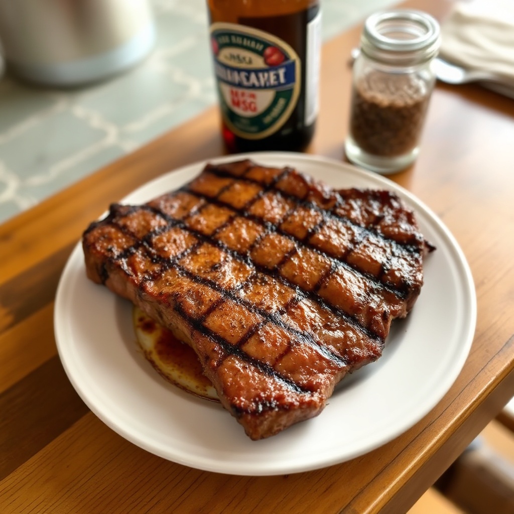 Biermarinierte Gegrillte Steaks