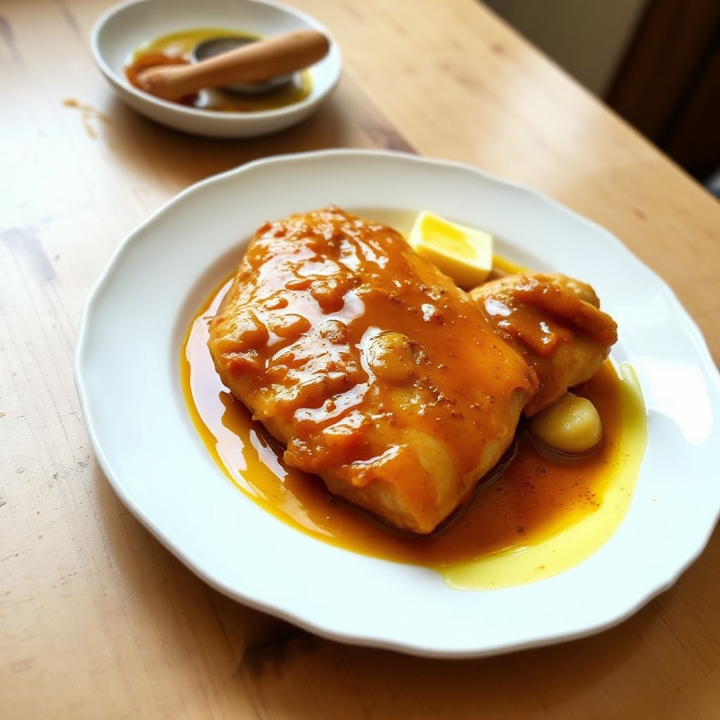 Honey Mustard Curry Glazed Chicken