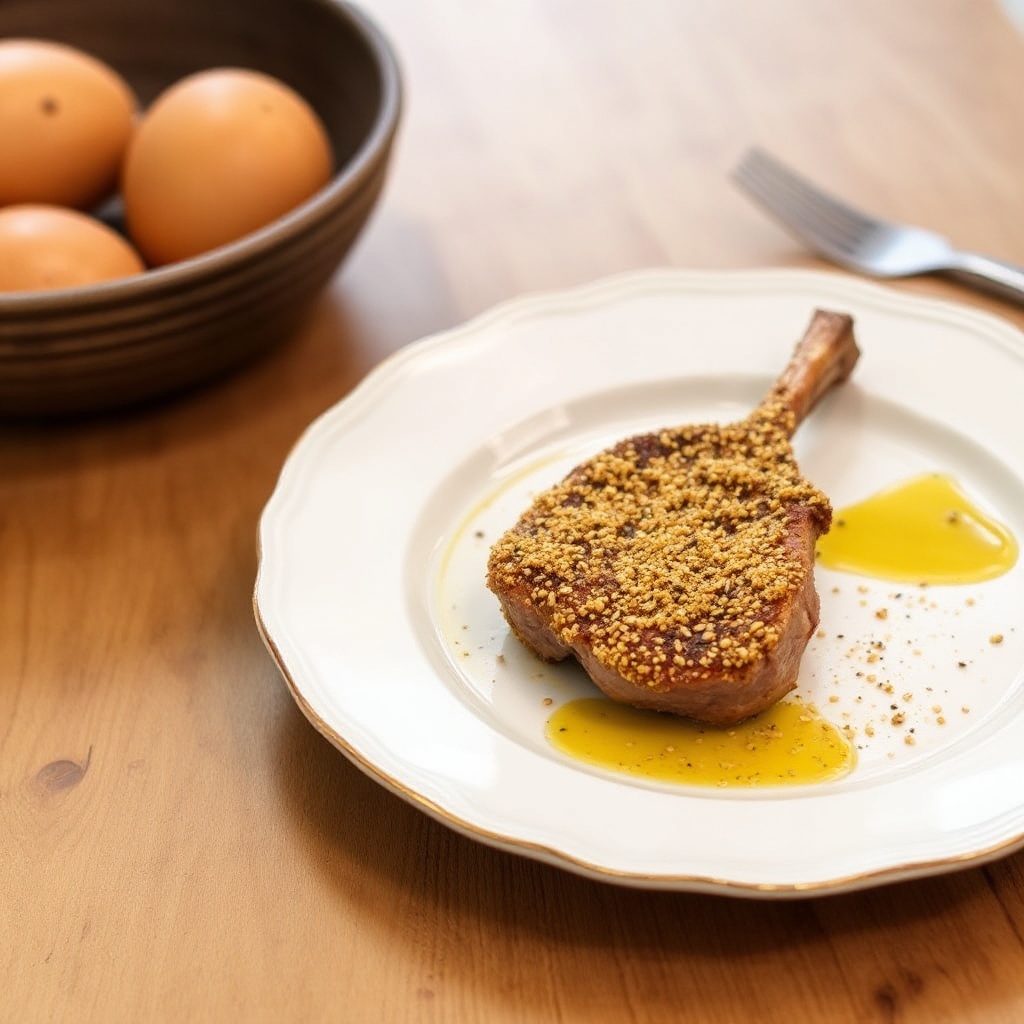 Crispy Sesame-Crusted Lamb Chops