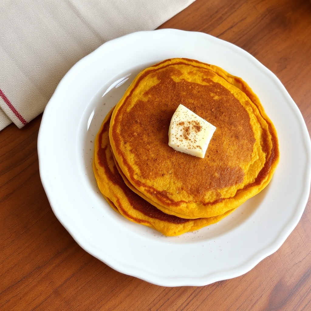 Gewürzte Kürbispfannkuchen