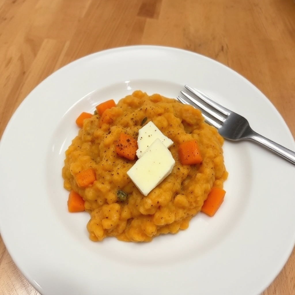 Purè di Cavolo Rapa e Carote Salato