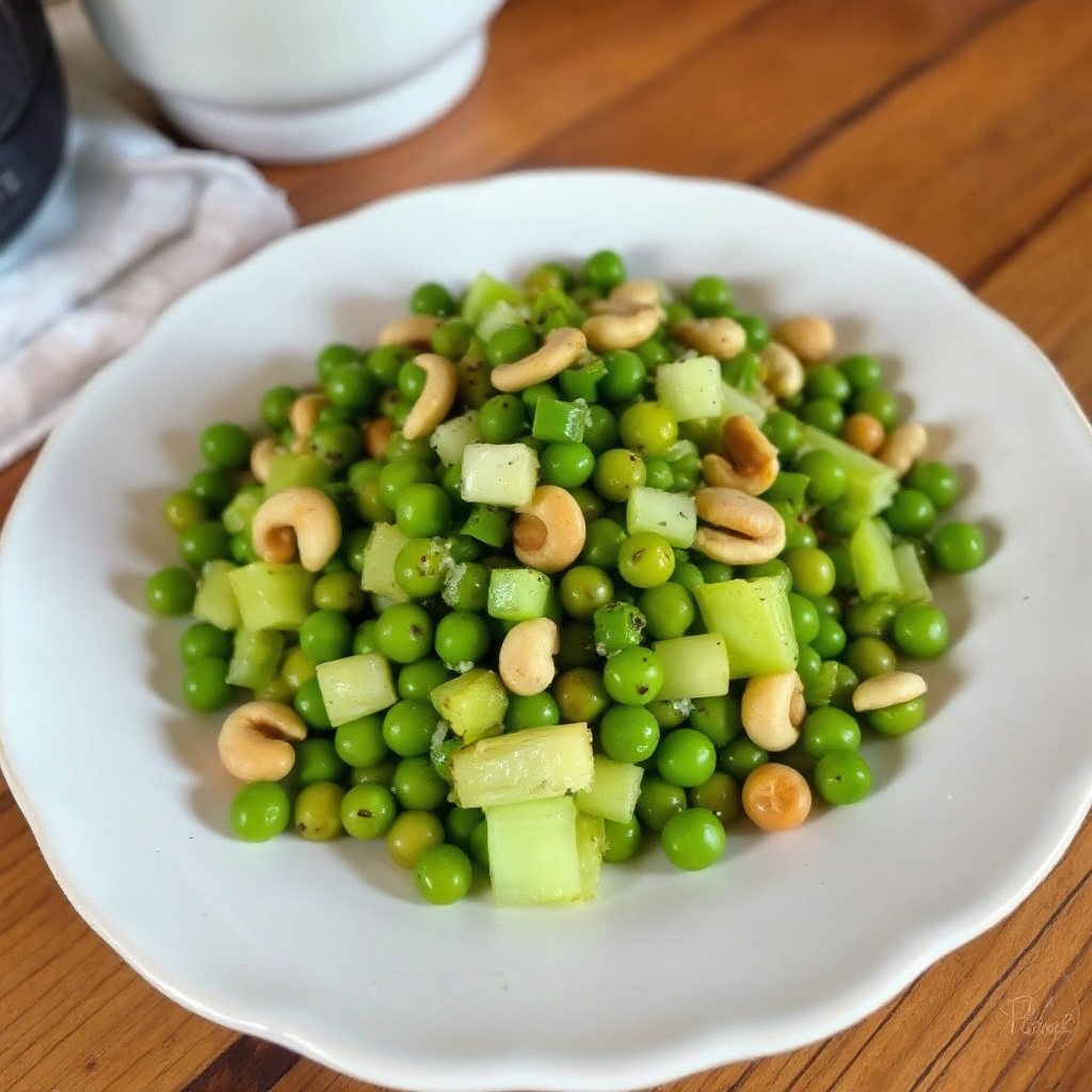 Crunchy Balsamic Pea Salad