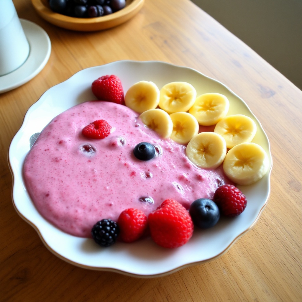 Beeren-Bananen-Genuss-Smoothie