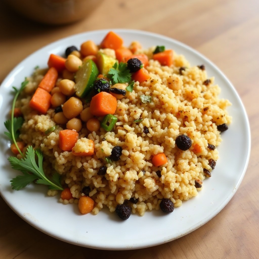 Delizia di Couscous Speziato Mediterraneo