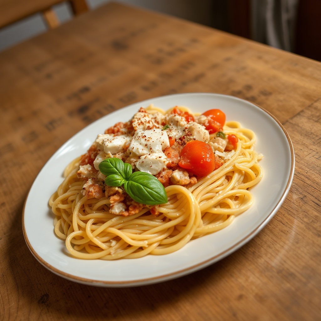 Mediterrane Thunfisch-Pasta-Delight