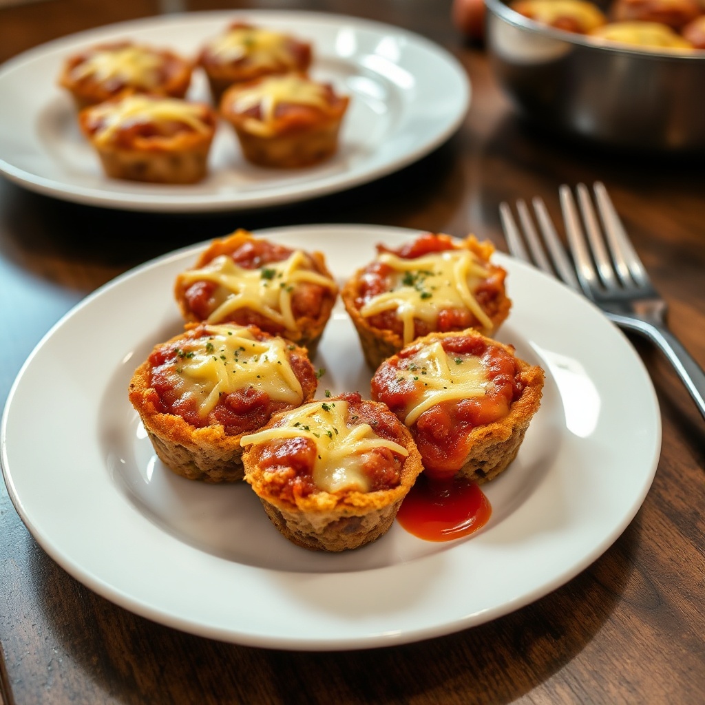 Käse Mini Hackbraten Tassen