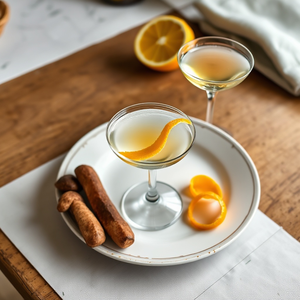 Samtiger Zitrus Martini