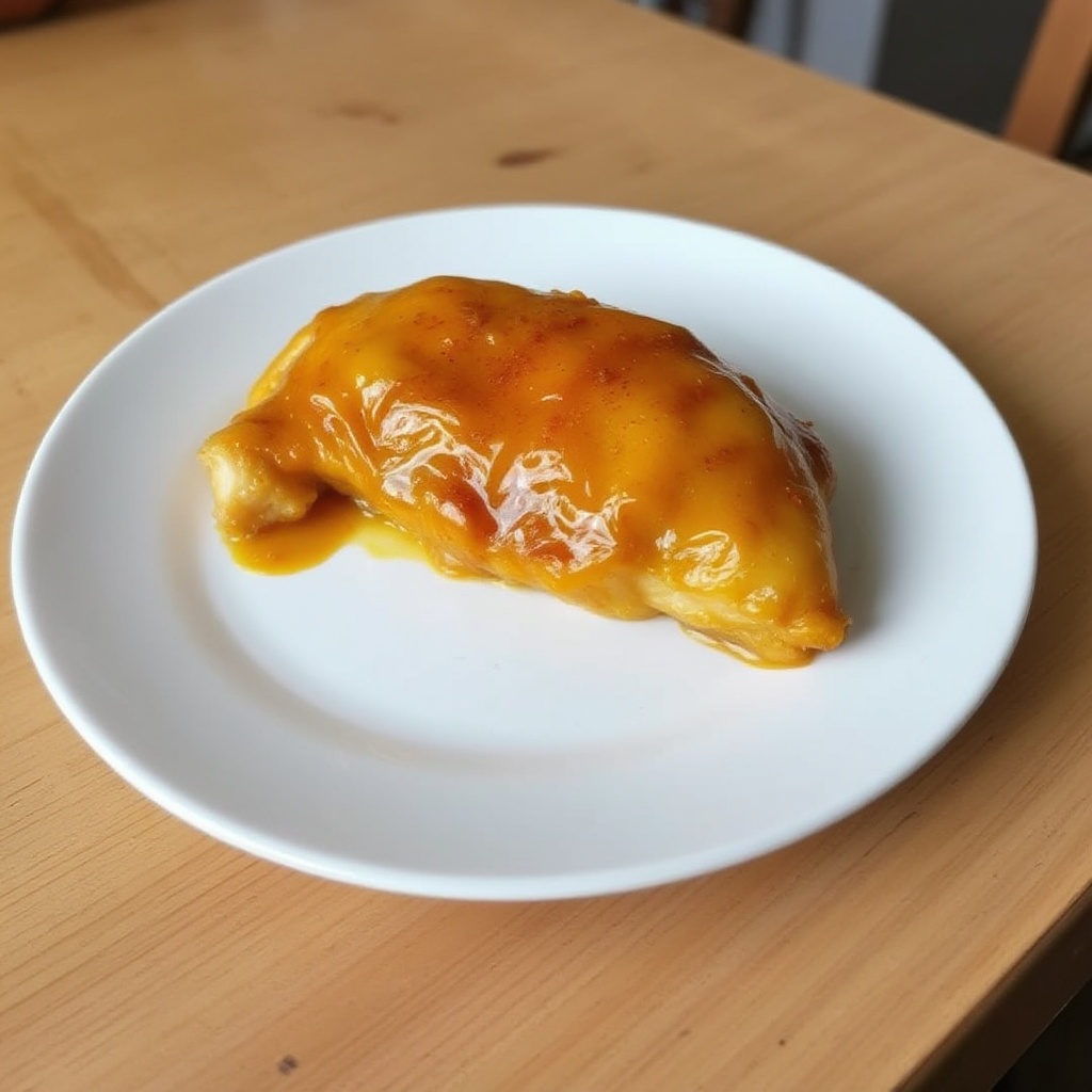 Goldene Glasierte Hähnchenauflauf