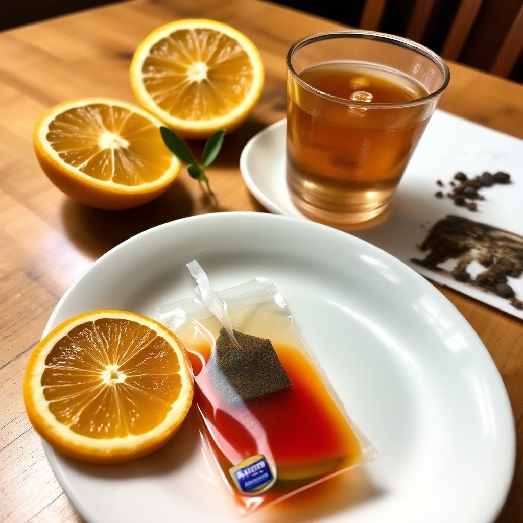 Tè Dolce del Sud Rinfrescante con un Tocco di Agrumi