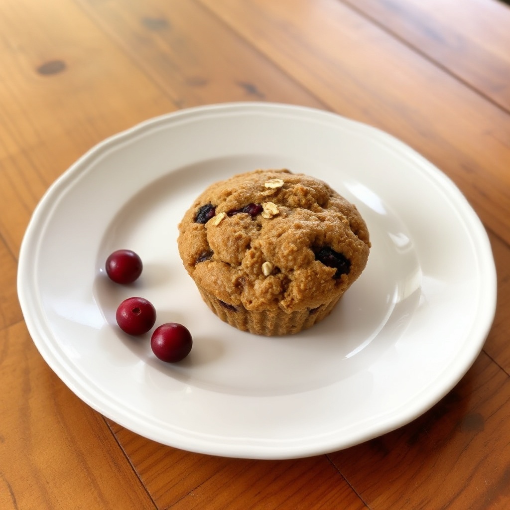 Bananen-Cranberry-Hafer-Muffins