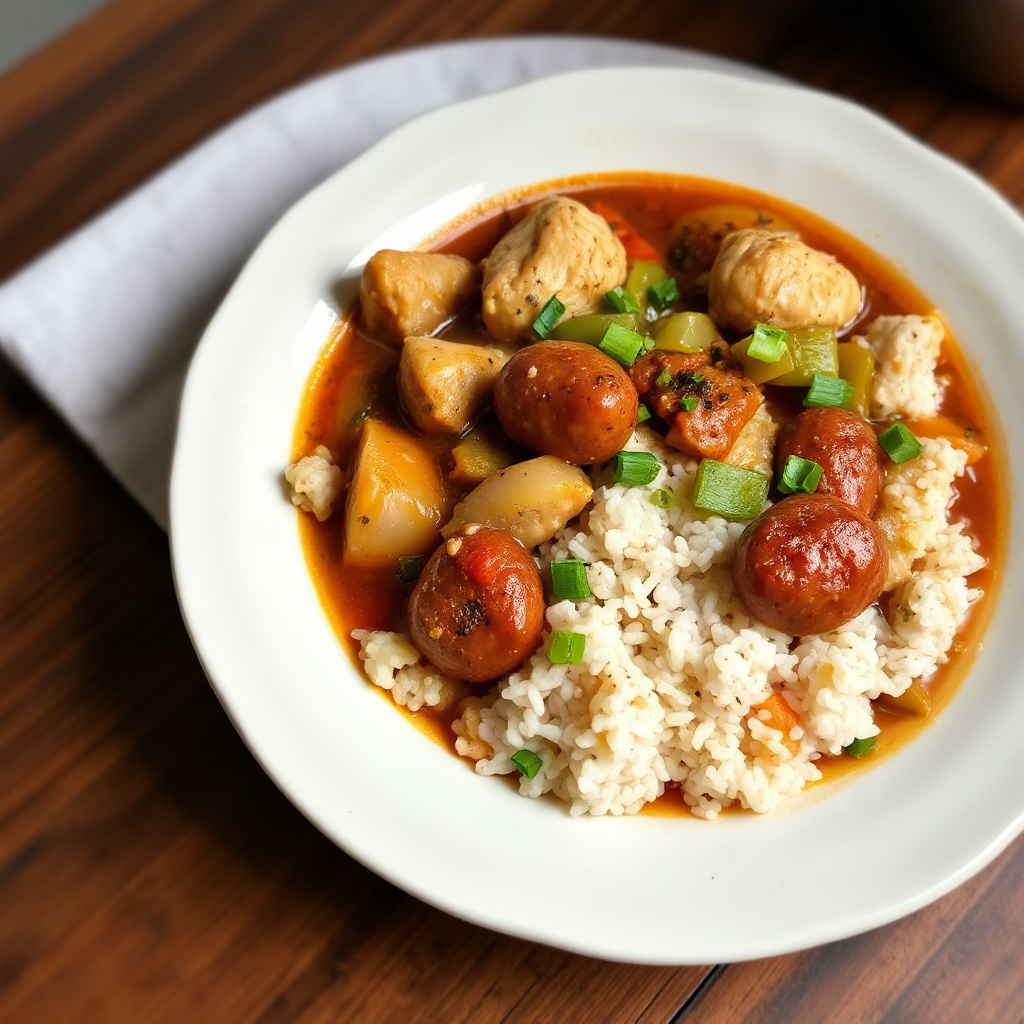 Gumbo di Pollo e Salsiccia