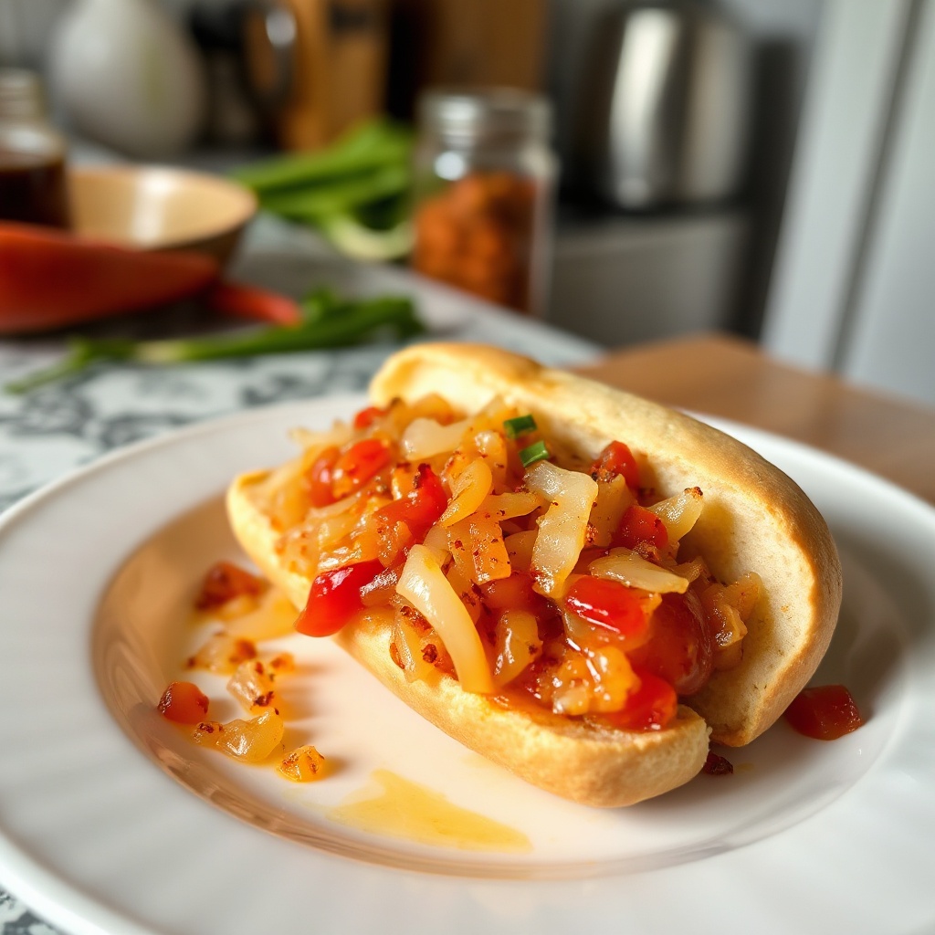Savory Onion Relish for Hot Dogs