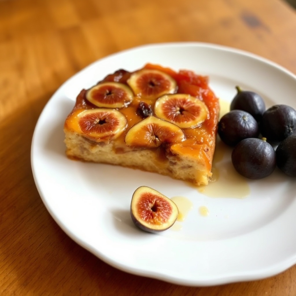 Torta Capovolta ai Fichi Caramellati