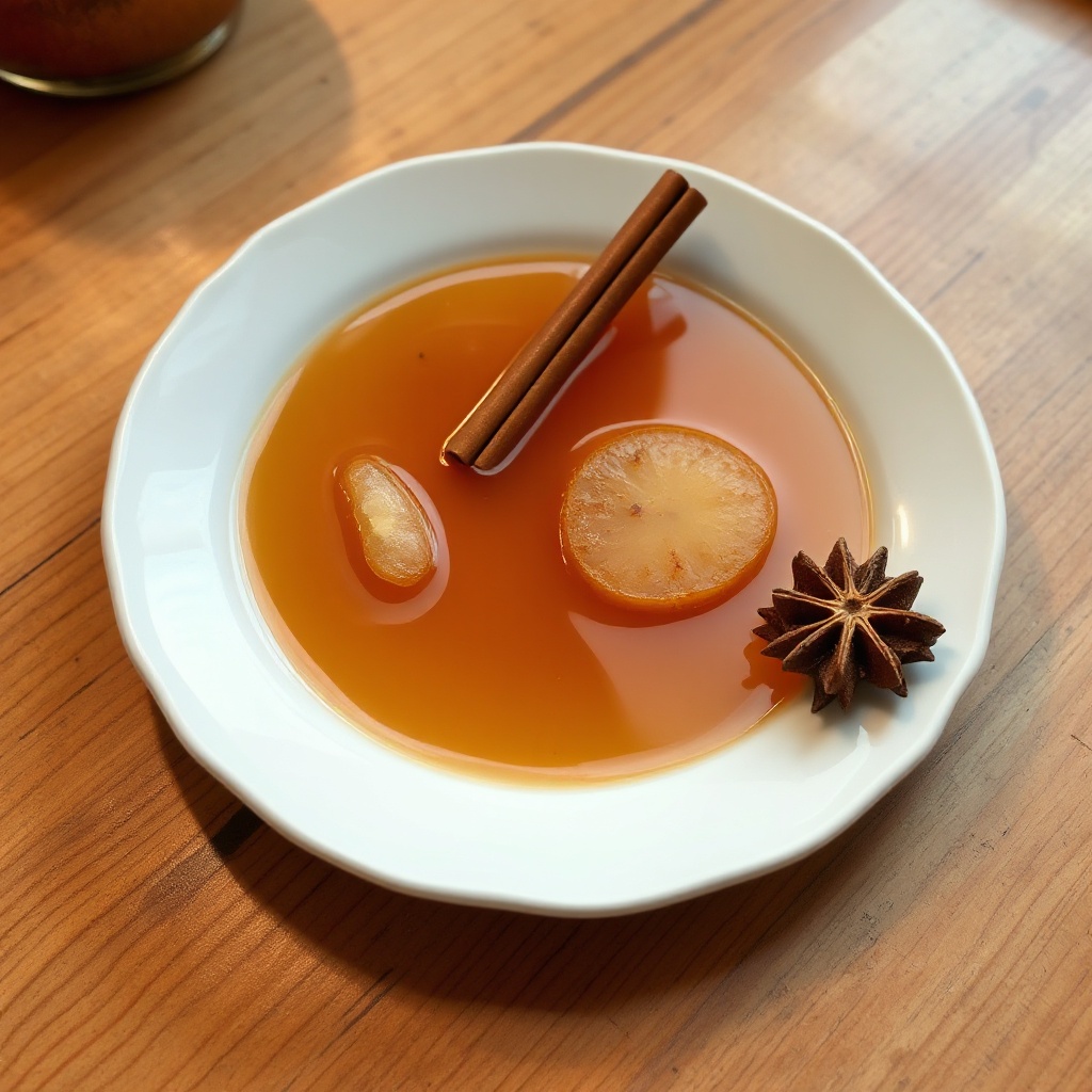 Warmes Gewürzter Apfelwein-Genuss