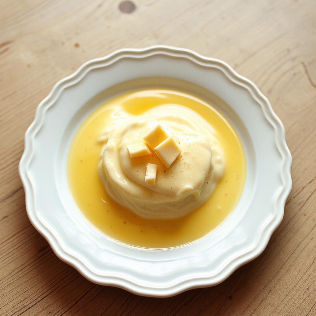 Weiße Schokolade Vanillepudding Genuss