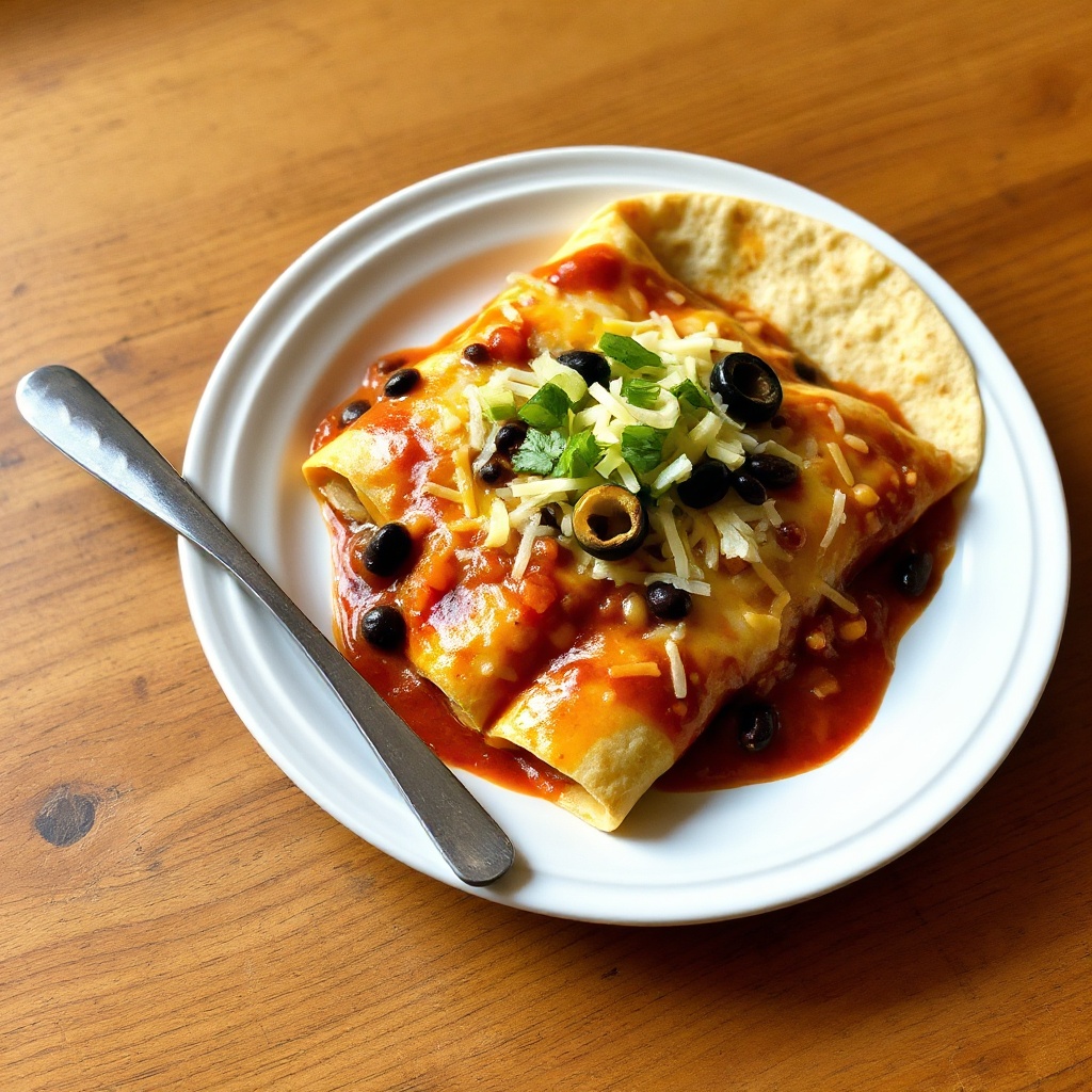 Enchiladas di Fagioli e Verdure con Formaggio