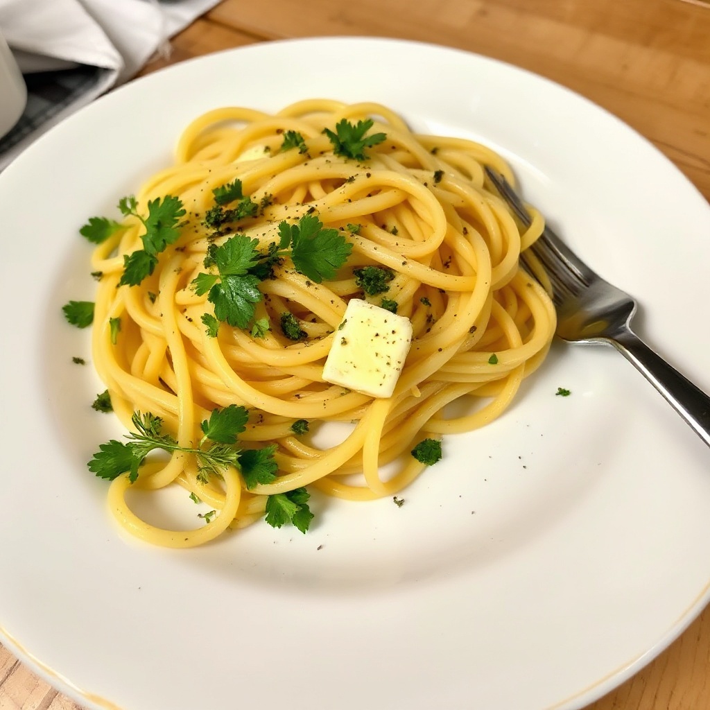 Linguine al Burro Aromatizzato