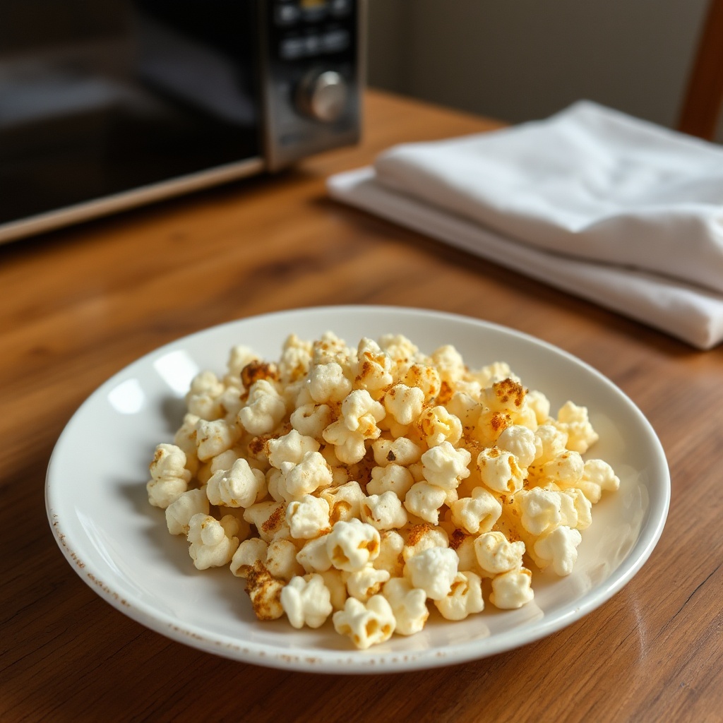 Mikrowellen-Popcorn mit herzhaften und süßen Variationen