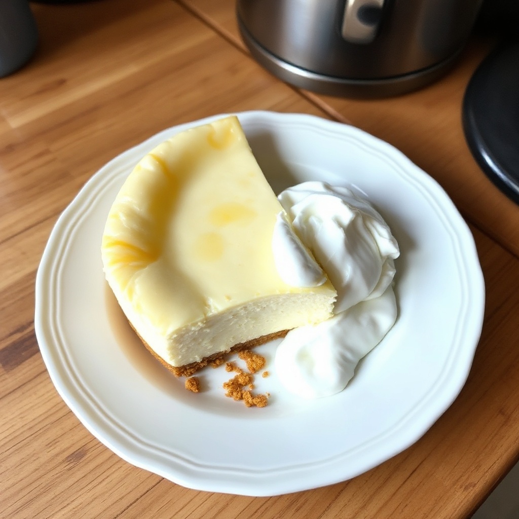 Cremiger Vanille-Käsekuchen mit Sauerrahm-Topping
