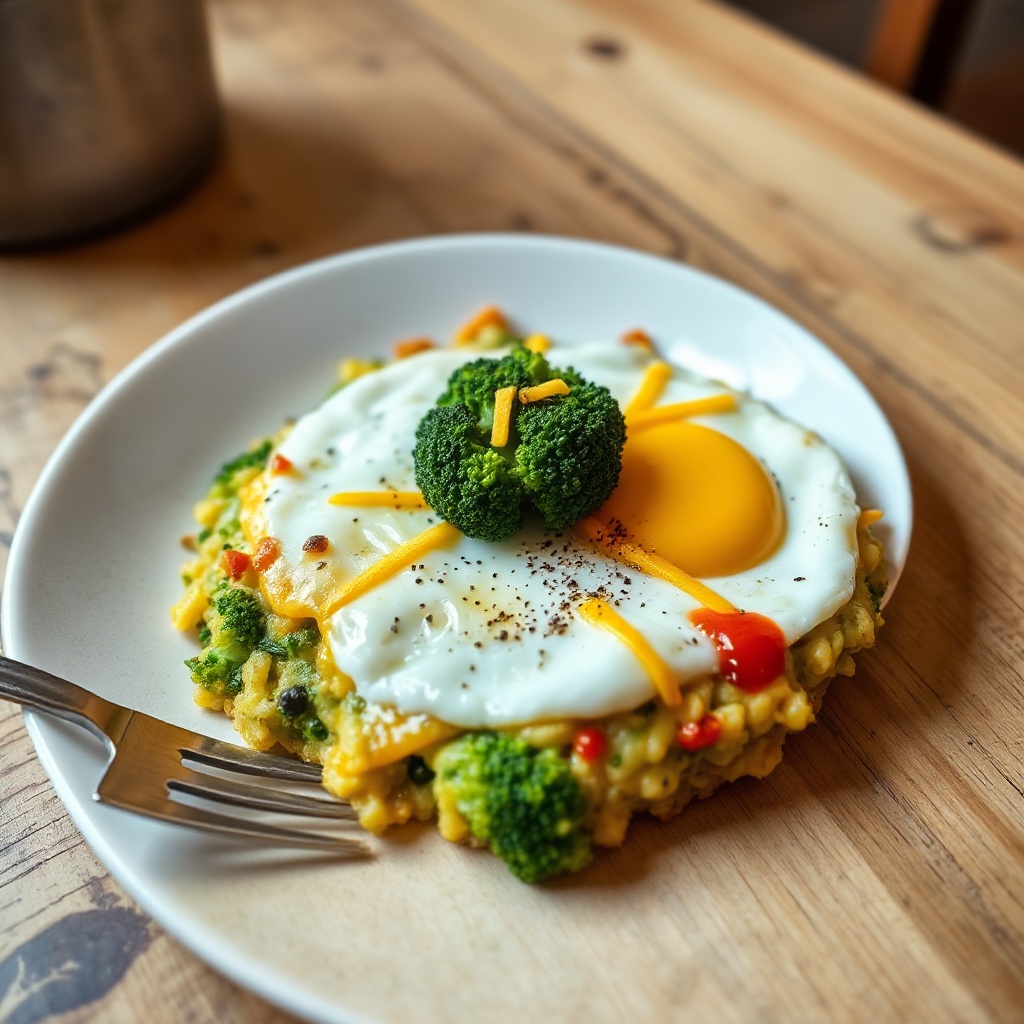 Käse-Brokkoli-Ei-Pfanne