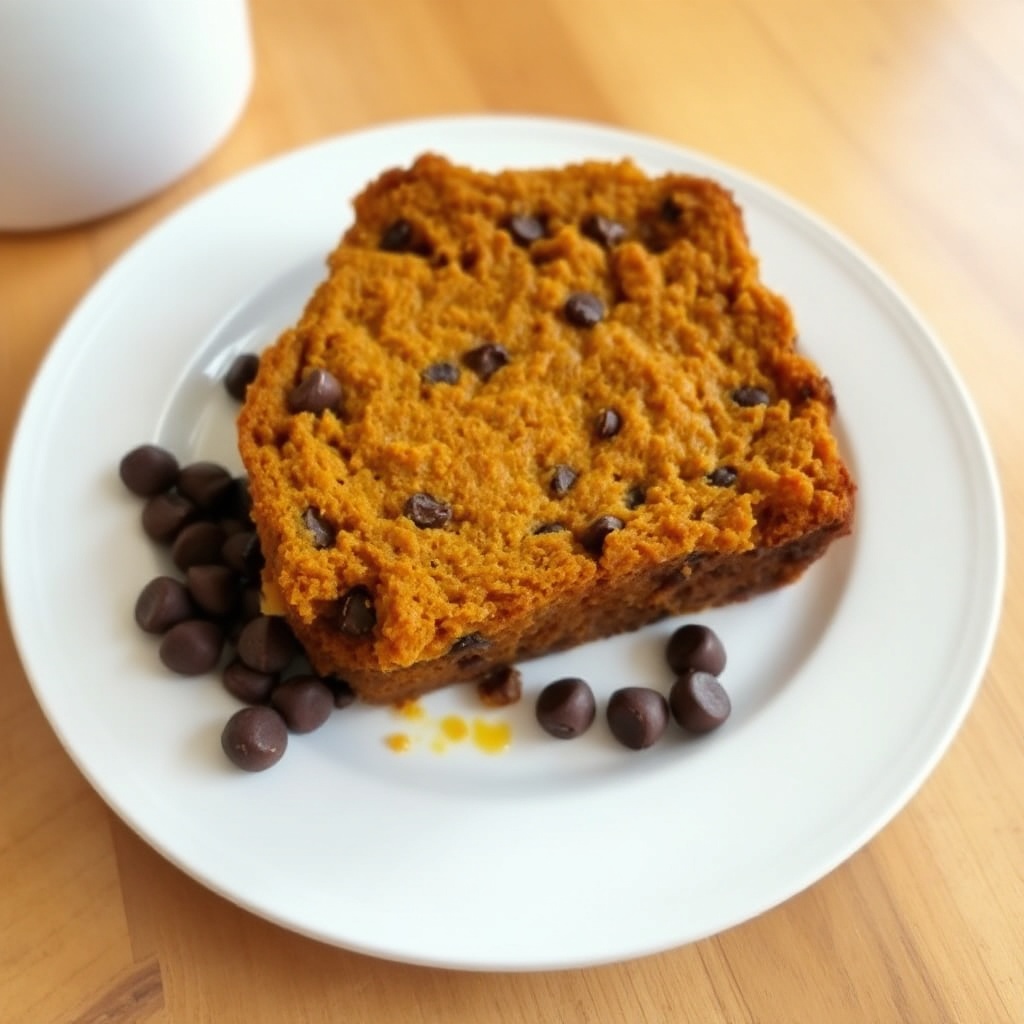 Spiced Pumpkin Chocolate Chip Loaf