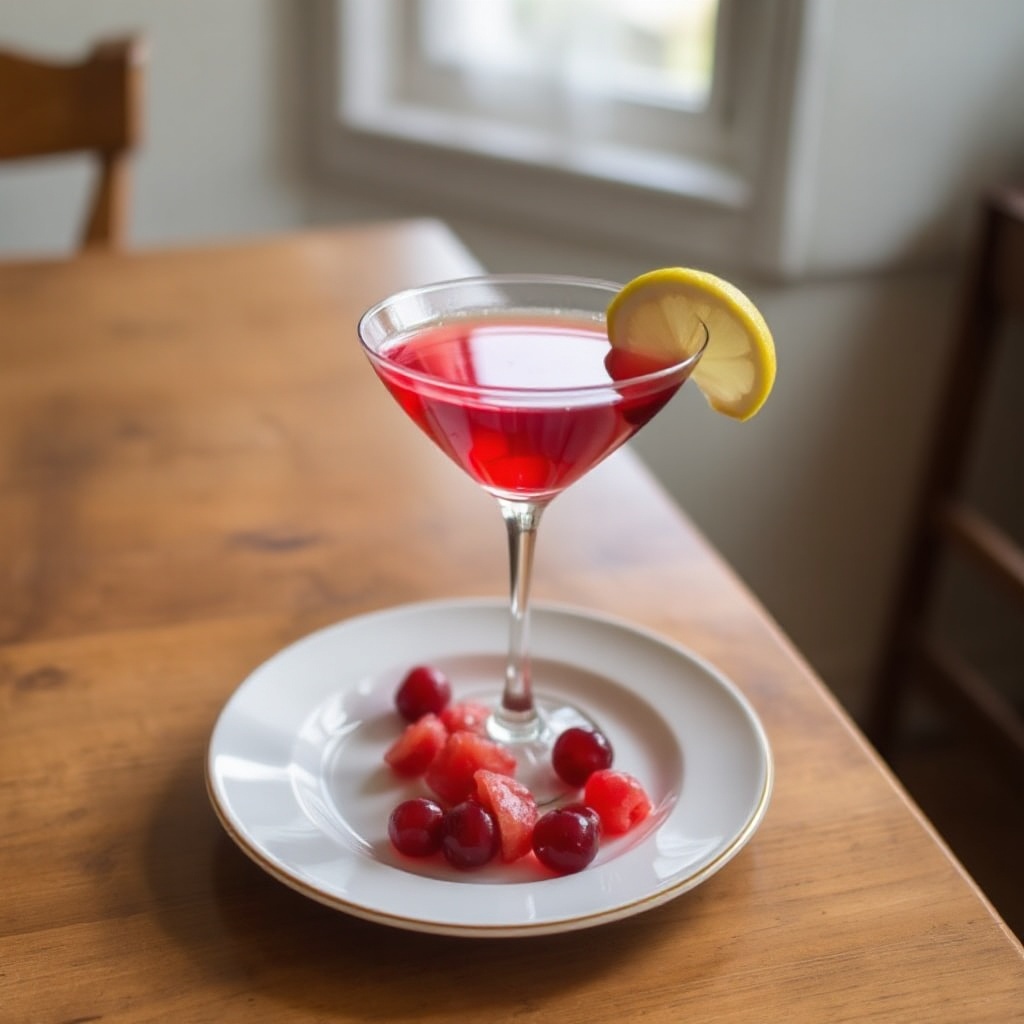Karmesinroter Glanz Martini
