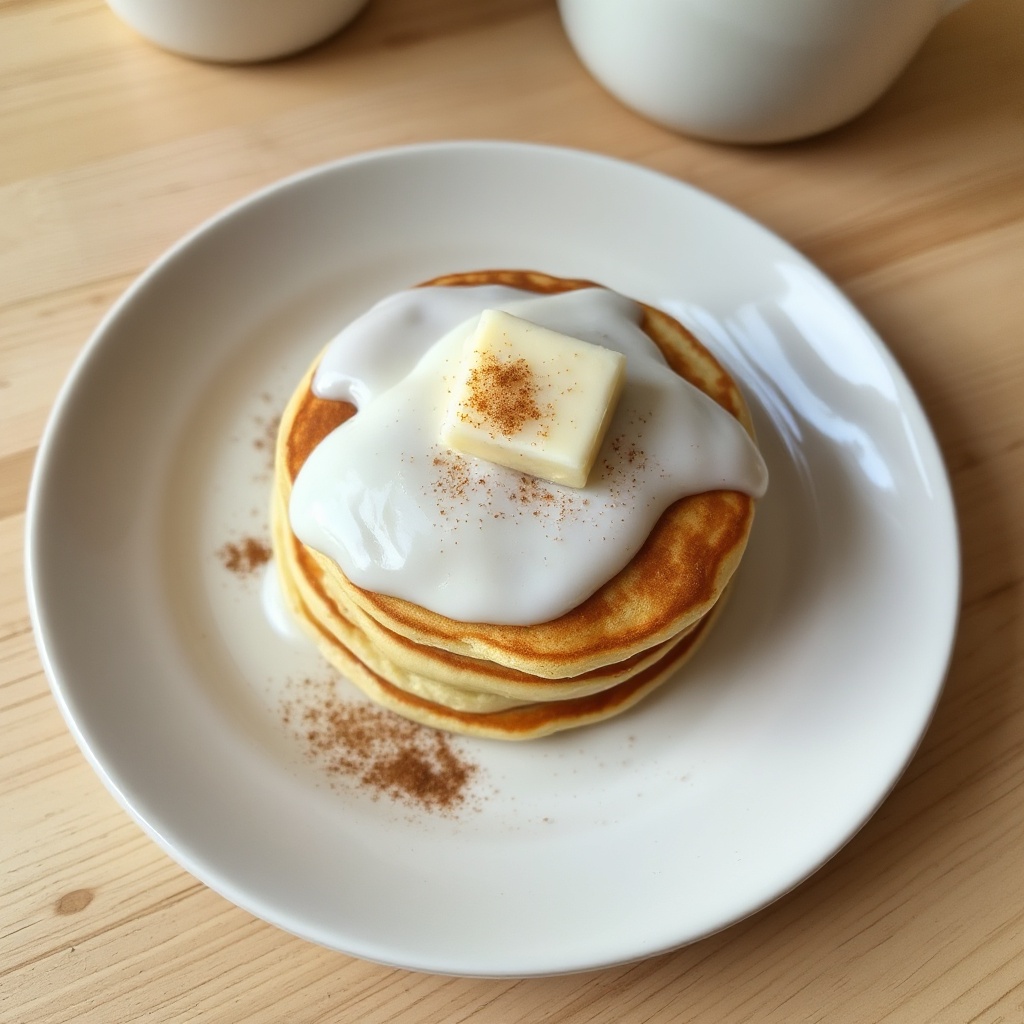 Fluffige Buttermilch-Pfannkuchen mit einem Twist