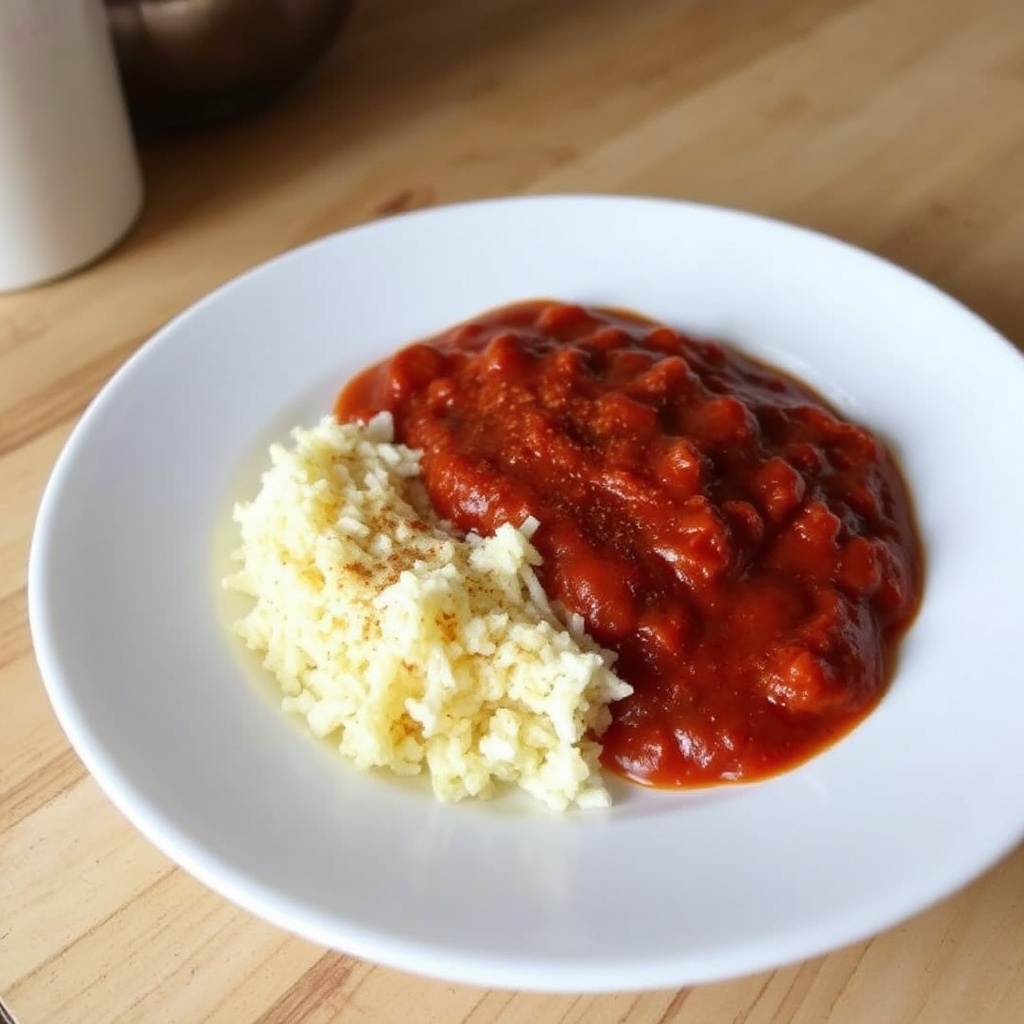 Hausgemachte milde rote Enchilada-Sauce