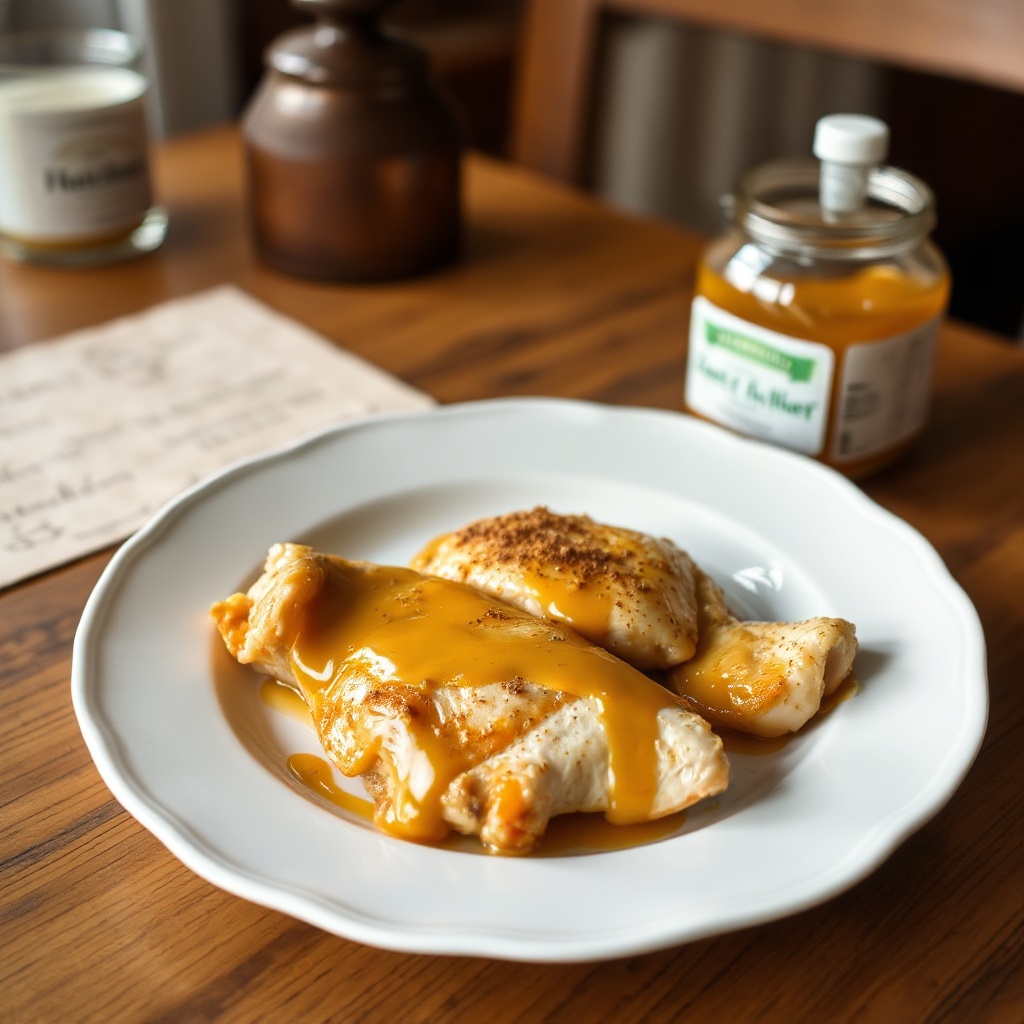 Honig-Senf Gebackenes Hähnchen
