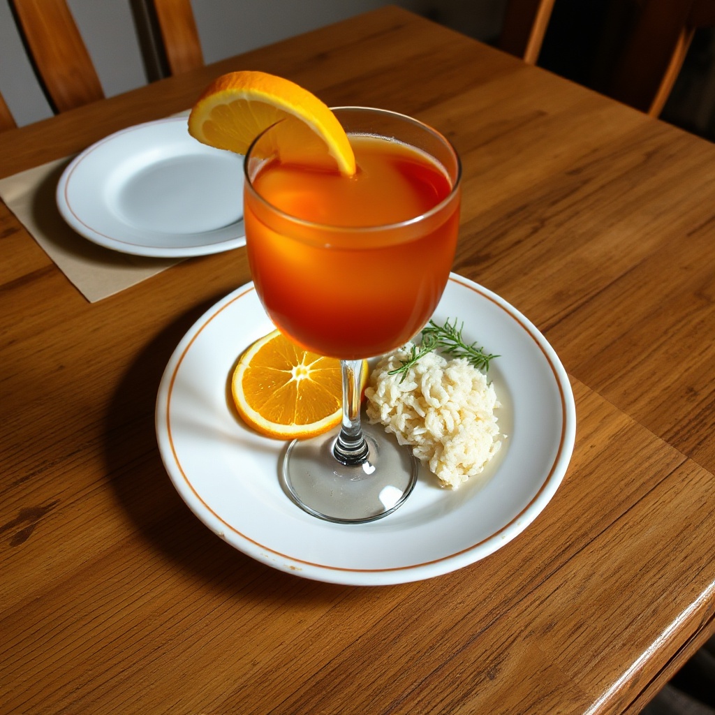 Mediterranean Sunset Cocktail