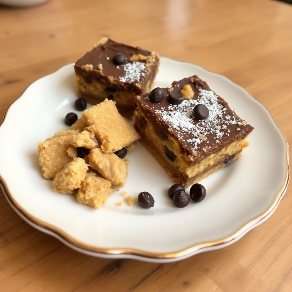 Schokoladen-Erdnussbutter Bliss Riegel