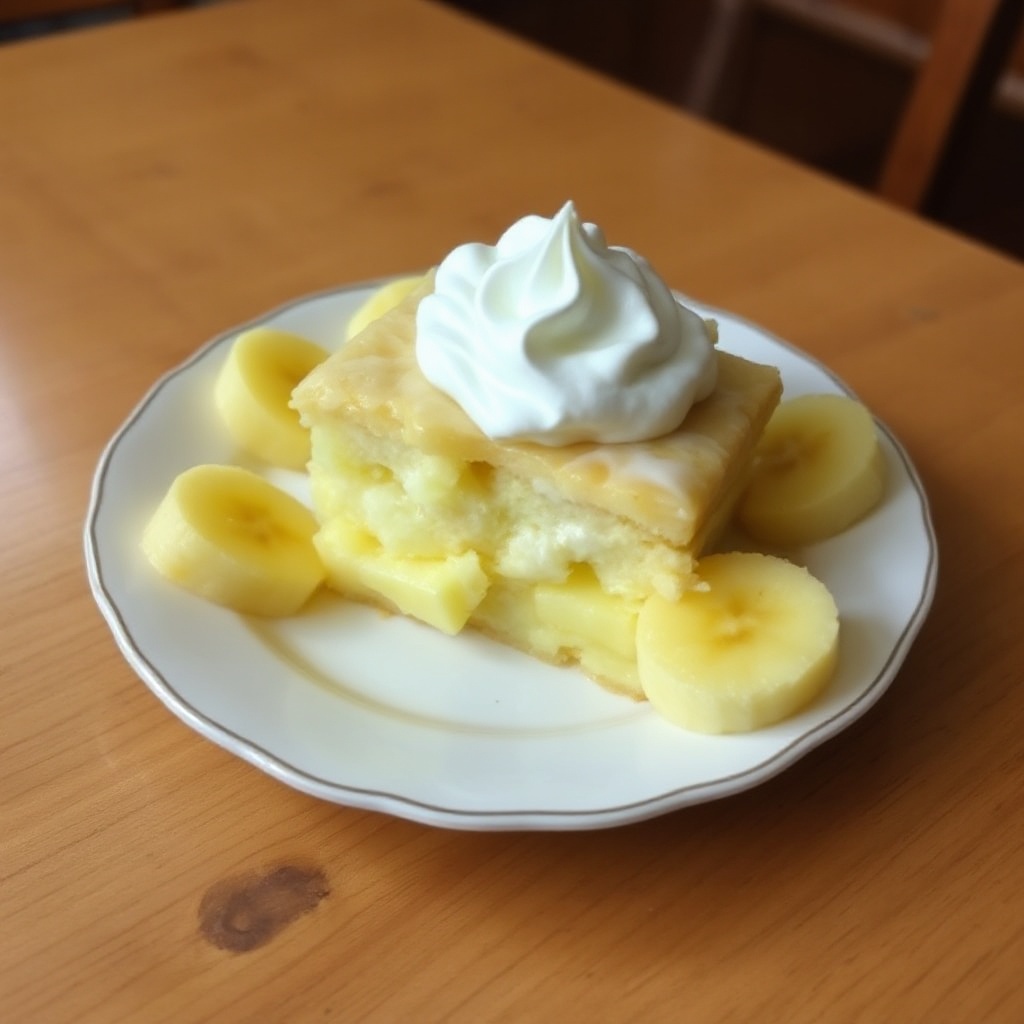 Bananen-Ananas-Delight-Kuchen
