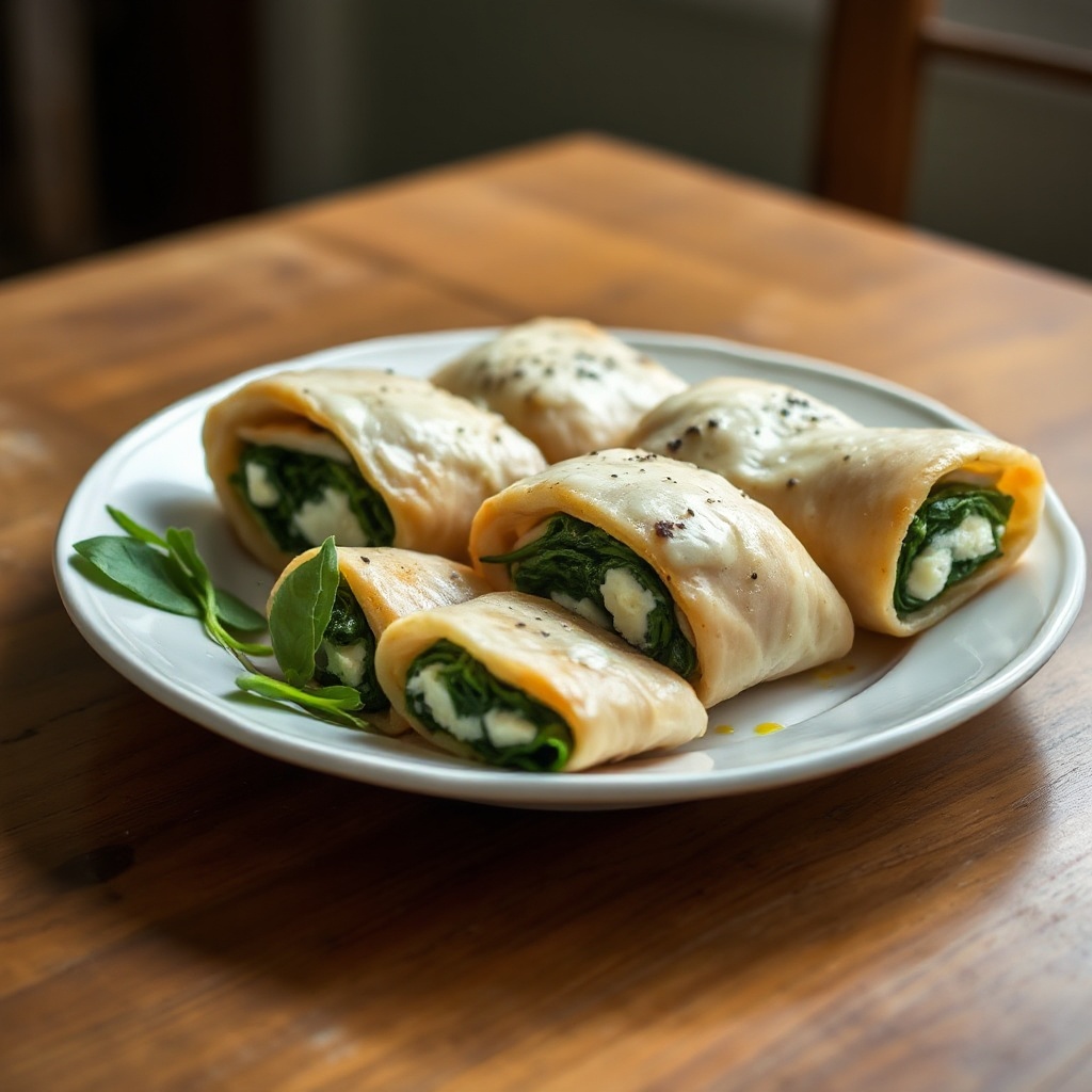 Involtini di Pollo Ripieni di Spinaci e Ricotta